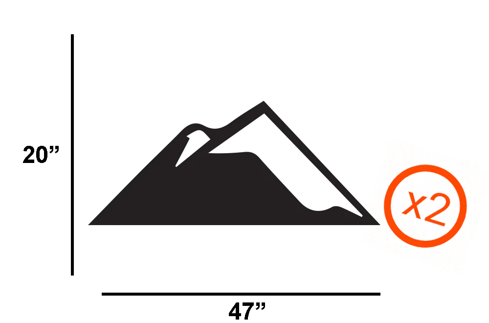 Mountain Decals, Graphics For RV, Trailer Hauler, Camper, Motor-Ηome, Caravan - Image 6