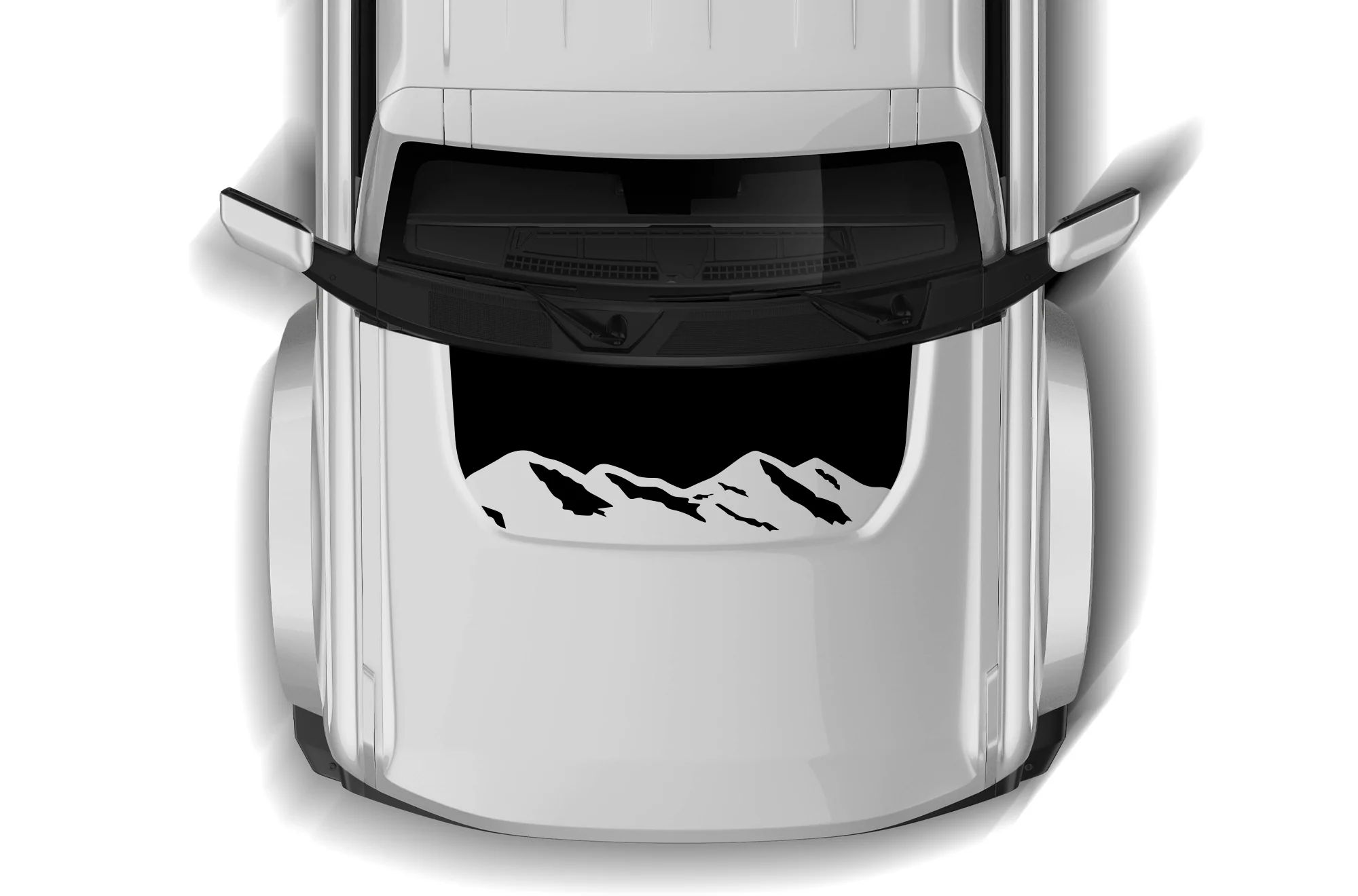 Mountain Hood Graphics Decal Compatible with Ford Bronco