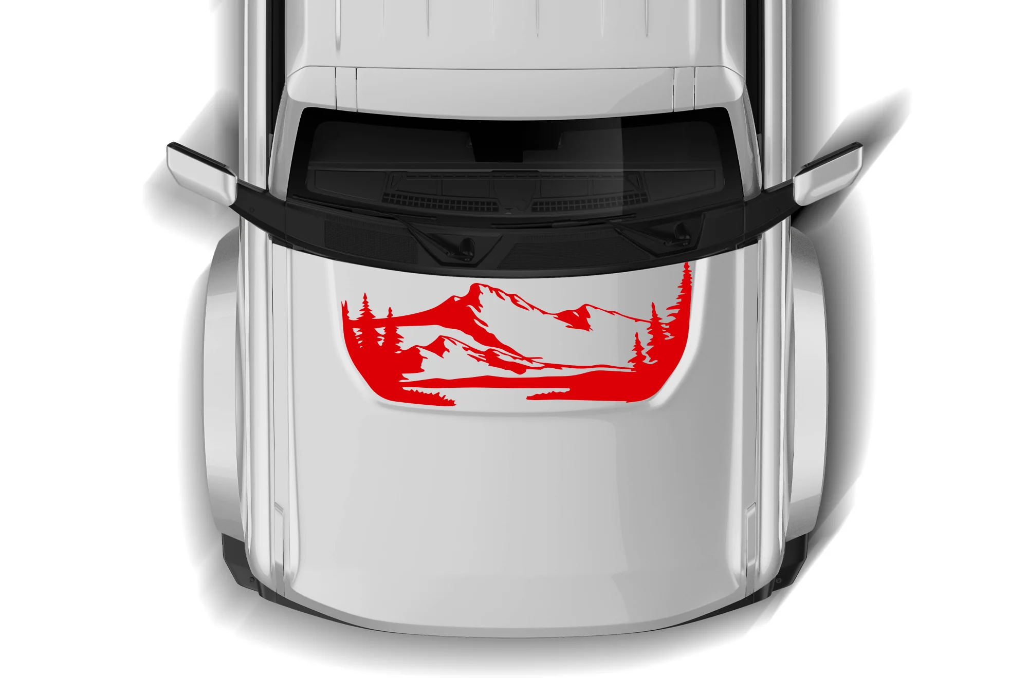 Mountain Lake Hood Graphics Decal Compatible with Ford Bronco - Image 2