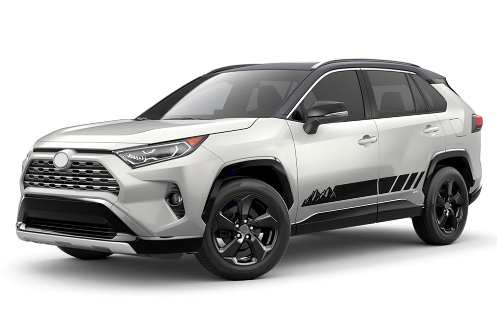 Mountain Side Decals Graphics Stripes Vinyl Compatible with Toyota RAV4