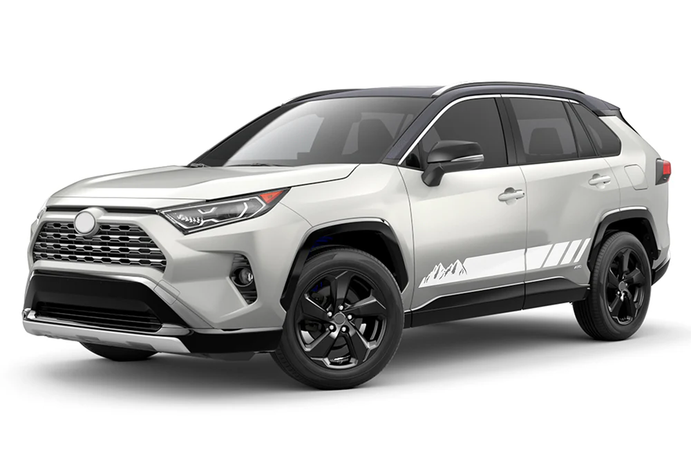 Mountain Side Decals Graphics Stripes Vinyl Compatible with Toyota RAV4 - Image 3