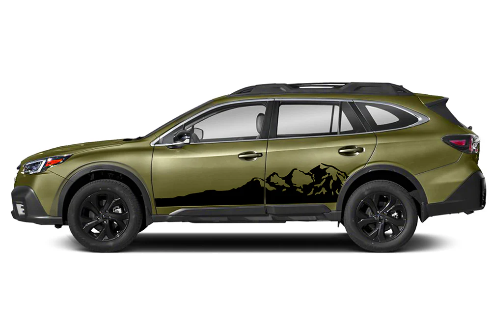 Mountain Side Graphics Vinyl Decals Compatible with Subaru Outback