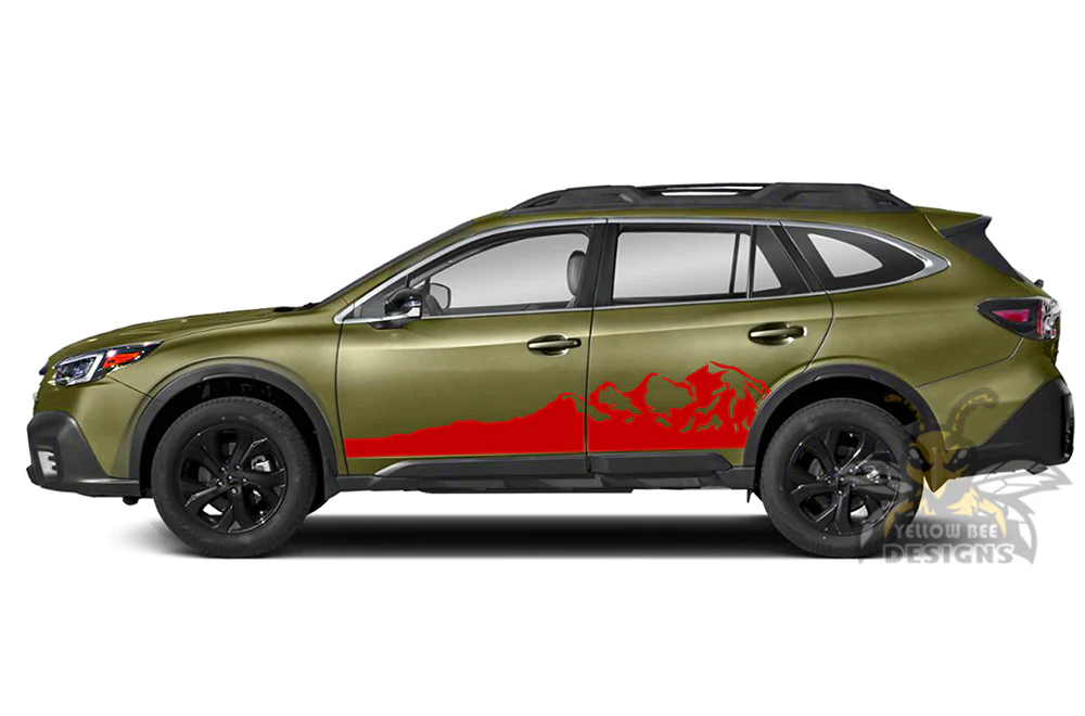 Mountain Side Graphics Vinyl Decals Compatible with Subaru Outback - Image 2