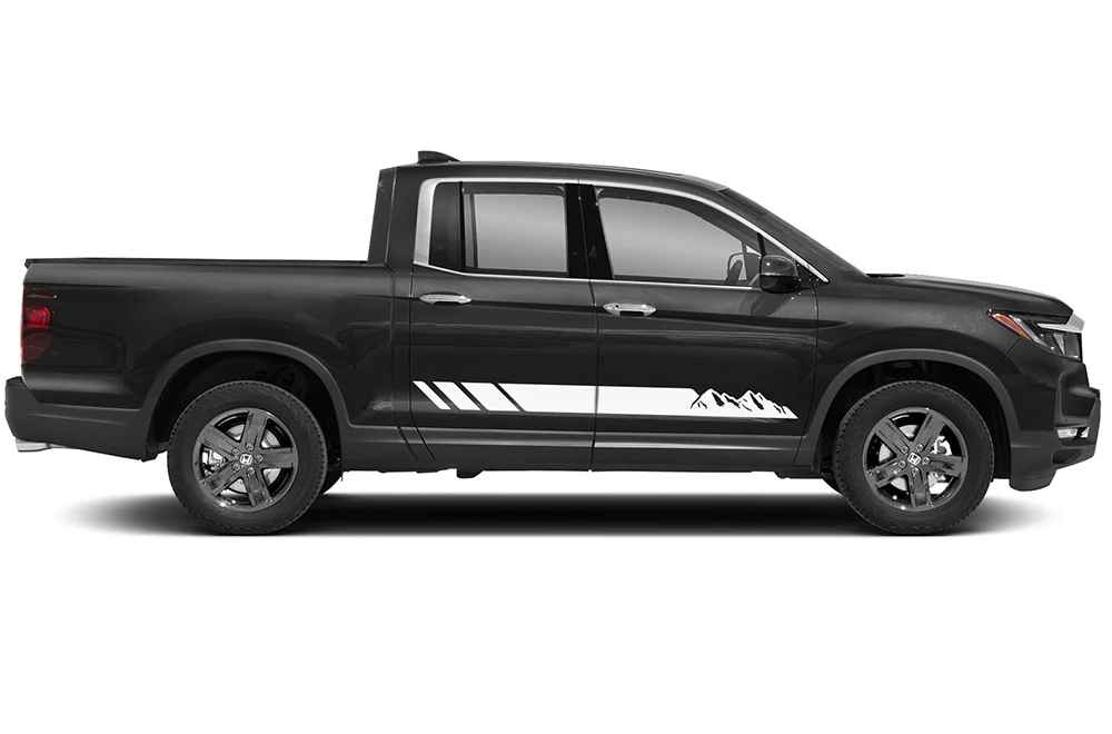 Mountain Side Stripes Graphics Vinyl Decals Compatible with Honda Ridgeline - Image 2