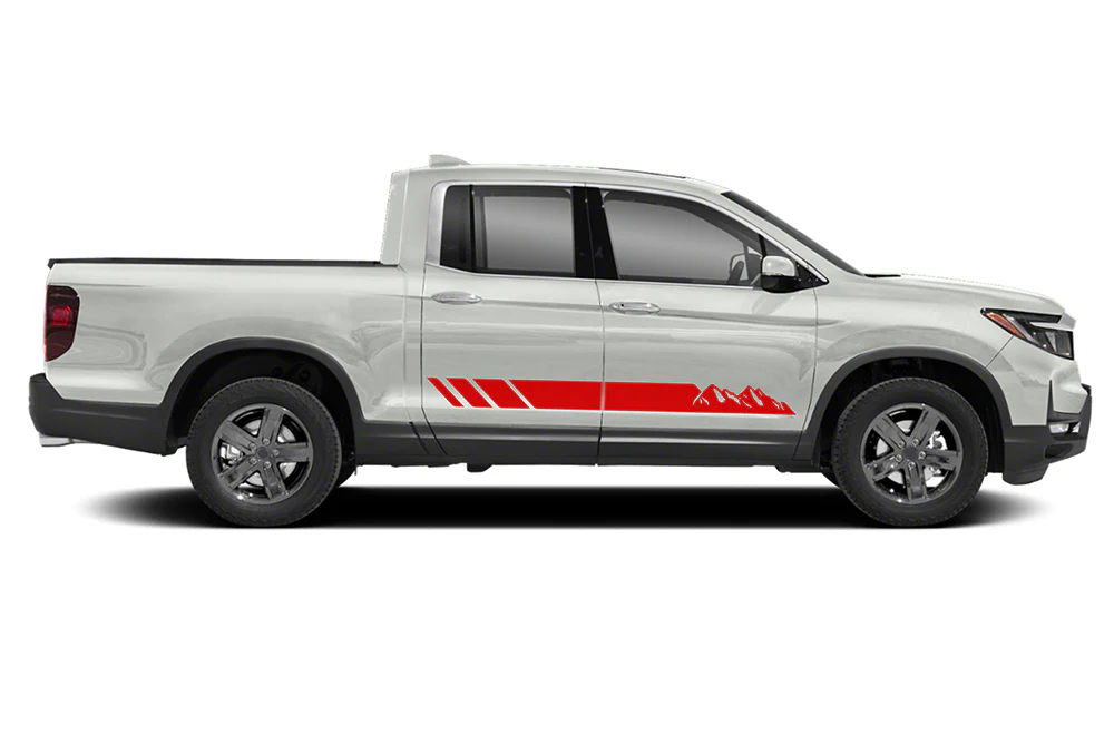 Mountain Side Stripes Graphics Vinyl Decals Compatible with Honda Ridgeline - Image 3