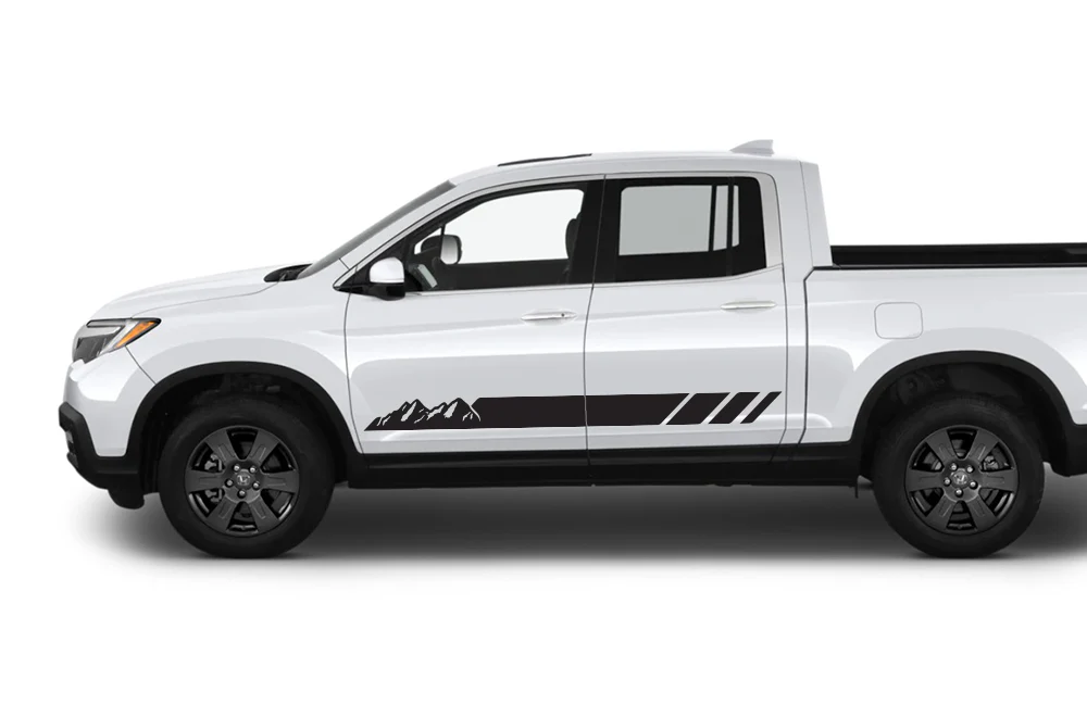 Mountain Side Stripes Graphics Vinyl Decals Compatible with Honda Ridgeline - Image 4