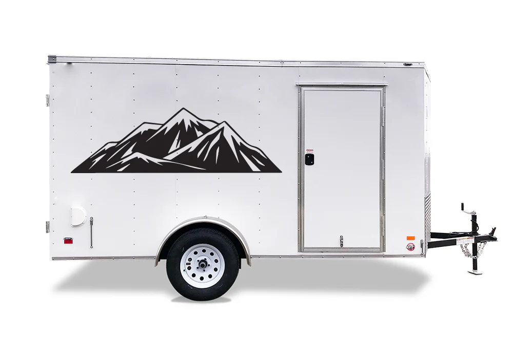 Mountains Adventure Decals, Graphics For RV, Trailer Hauler, Camper, Motor-Ηome, Caravan - Image 4