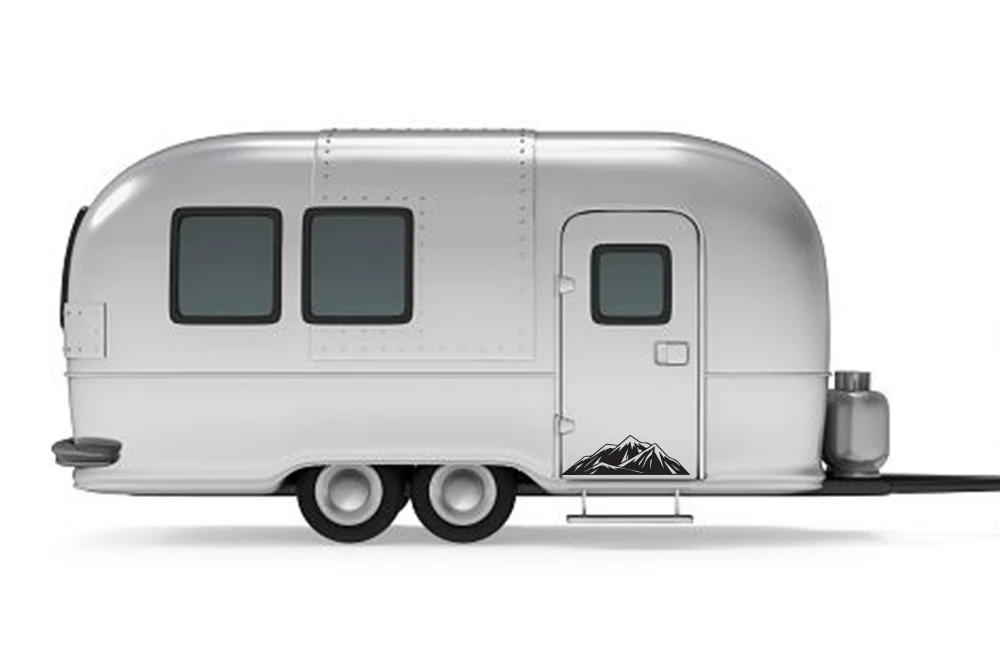 Mountains Adventure Decals, Graphics For RV, Trailer Hauler, Camper, Motor-Ηome, Caravan - Image 5