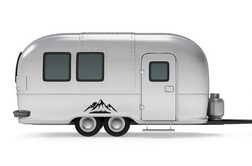 Mountains Island Decals, Graphics For RV, Trailer Hauler, Camper, Motor-Ηome, Caravan