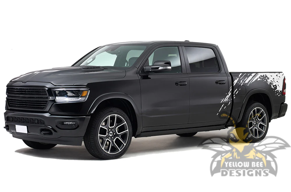 Mud Splash Graphics Kit Vinyl Decal Compatible with Dodge Ram Crew Cab 1500 - Image 4