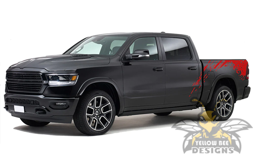 Mud Splash Graphics Kit Vinyl Decal Compatible with Dodge Ram Crew Cab 1500 - Image 5