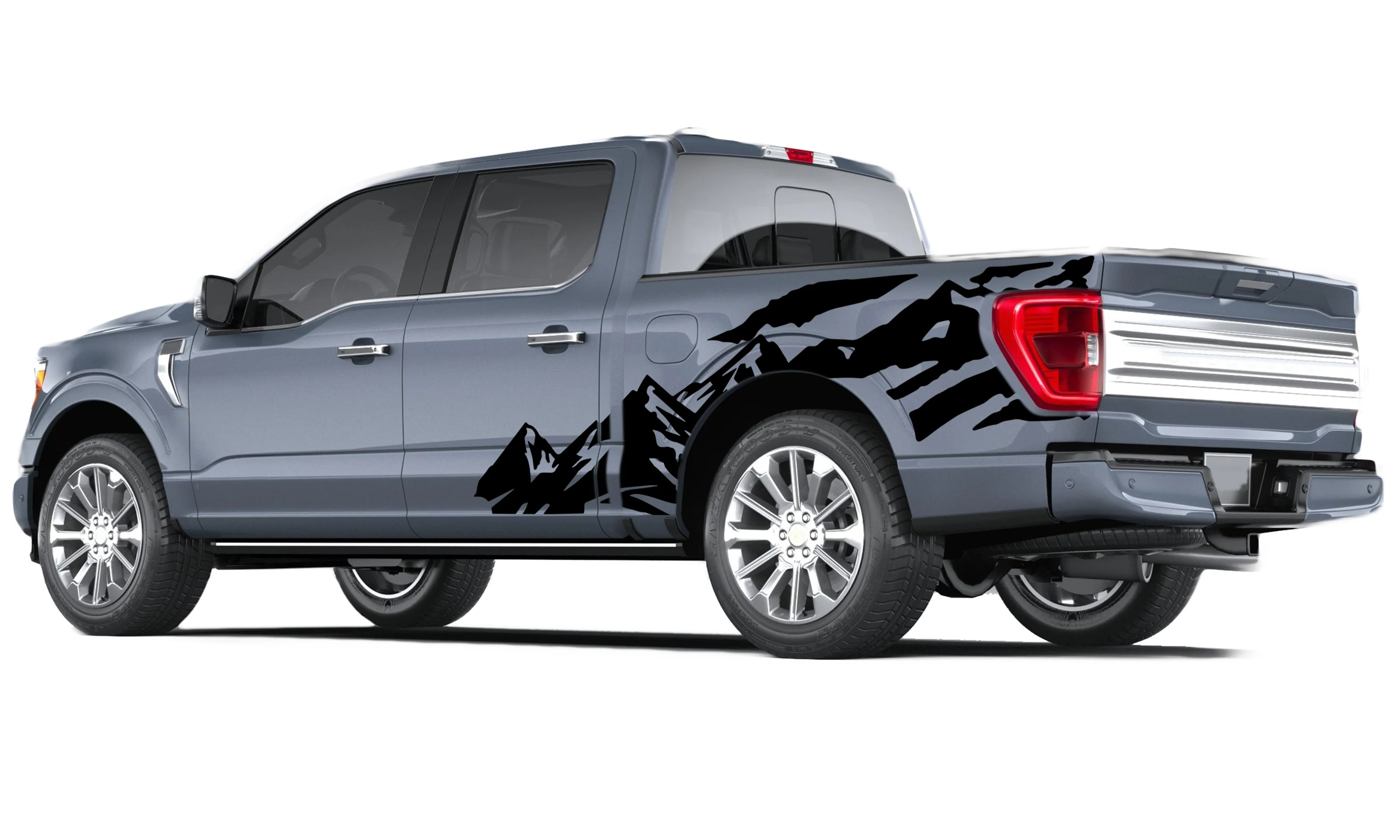 Nature Mountains Graphics Vinyl Decals Compatible with Ford F150