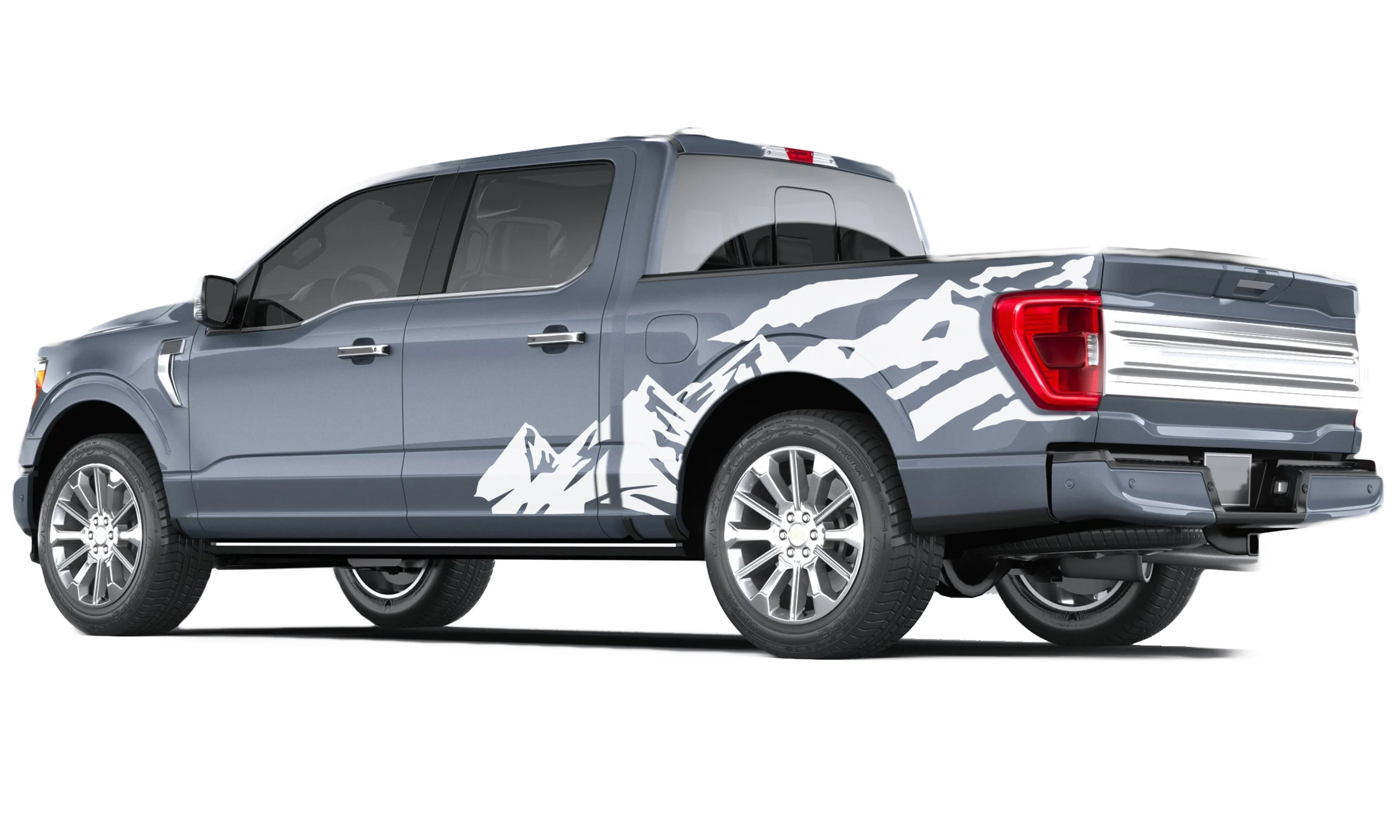 Nature Mountains Graphics Vinyl Decals Compatible with Ford F150 - Image 2