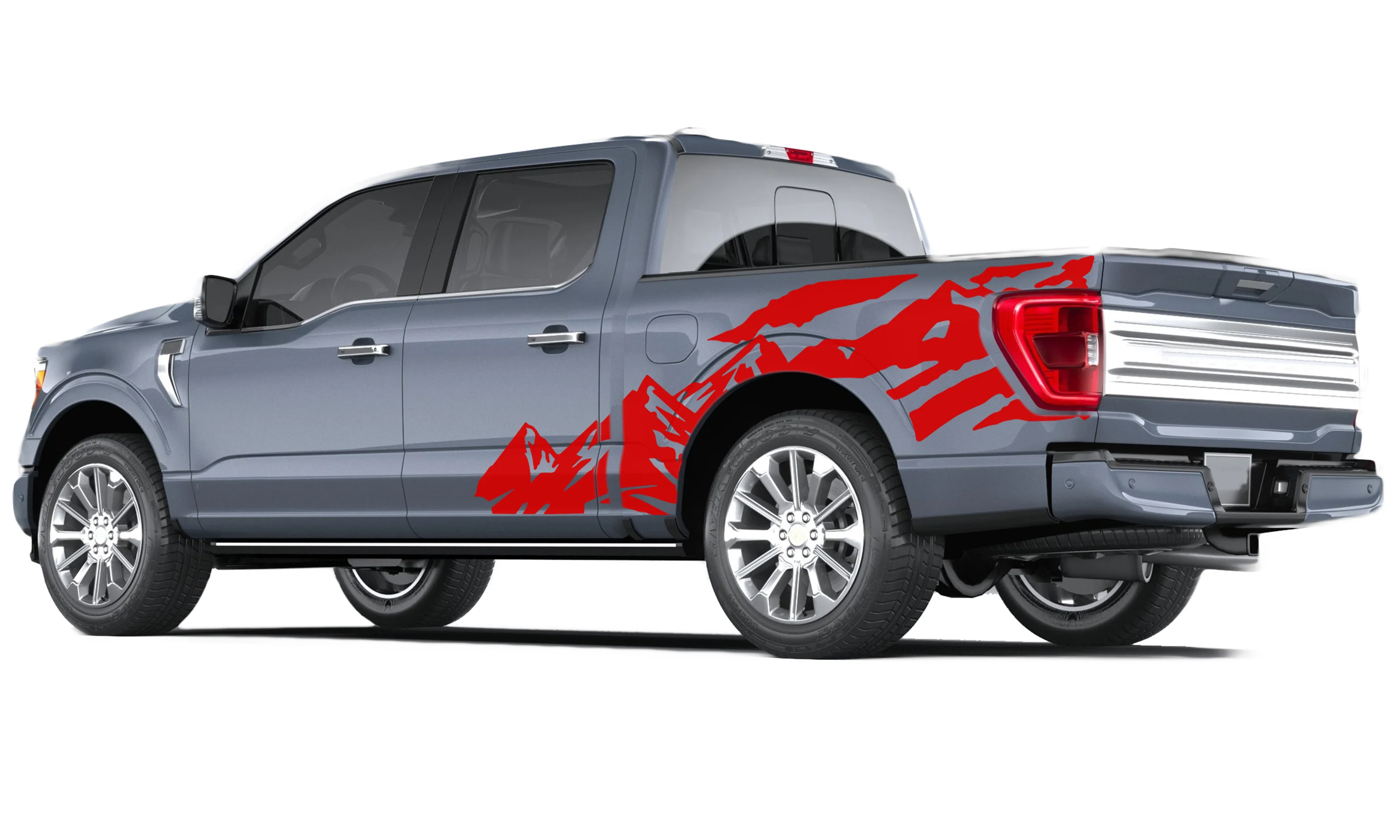 Nature Mountains Graphics Vinyl Decals Compatible with Ford F150 - Image 4