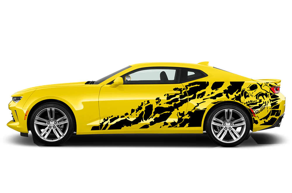 Nightmare Door Graphics Vinyl Decals Compatible with Chevrolet Camaro