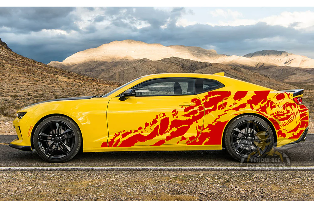 Nightmare Door Graphics Vinyl Decals Compatible with Chevrolet Camaro - Image 4