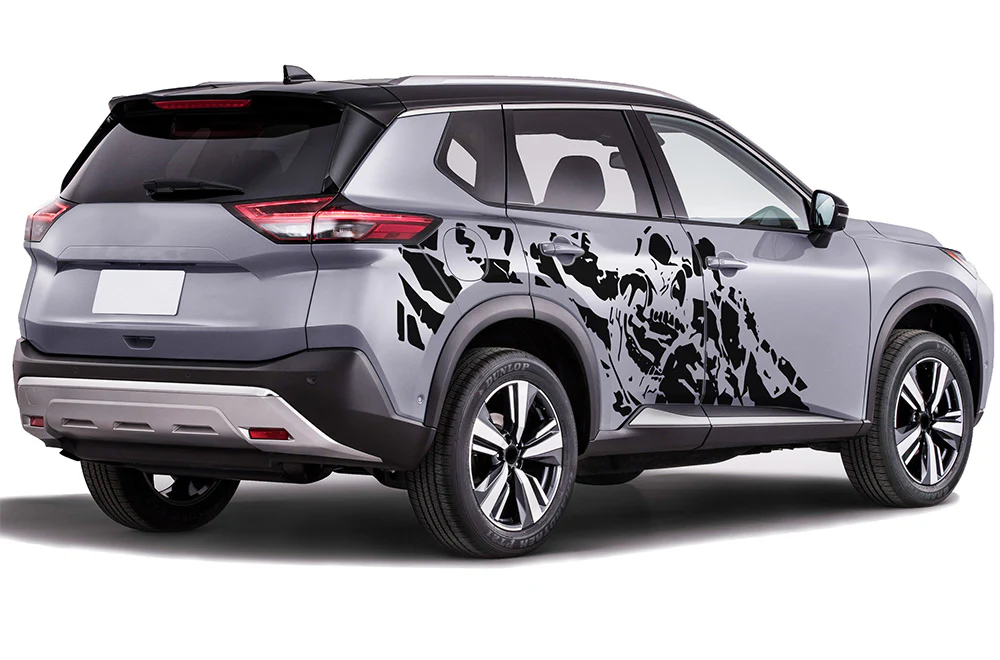 Nightmare Door Graphics Vinyl Decals Compatible with Nissan Rogue