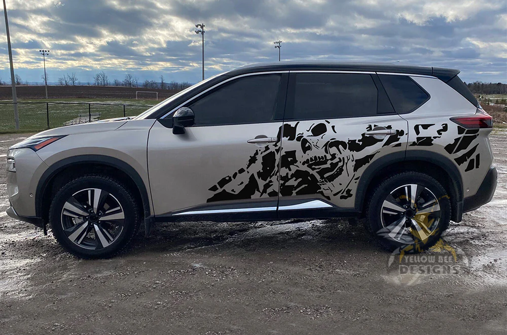 Nightmare Door Graphics Vinyl Decals Compatible with Nissan Rogue - Image 2