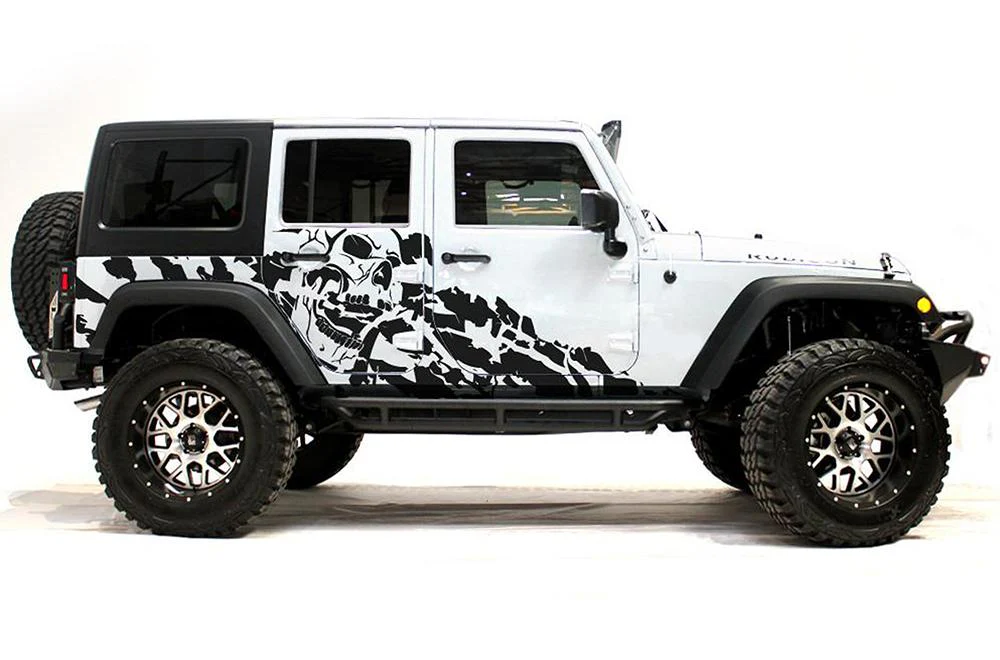 Nightmare Graphics Kit Vinyl Decal Compatible with Jeep Wrangler - Image 2