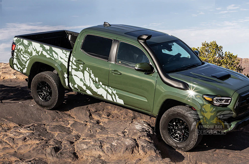 Nightmare Graphics Kit Vinyl Decal Compatible with Toyota Tacoma Double Cab - Image 3
