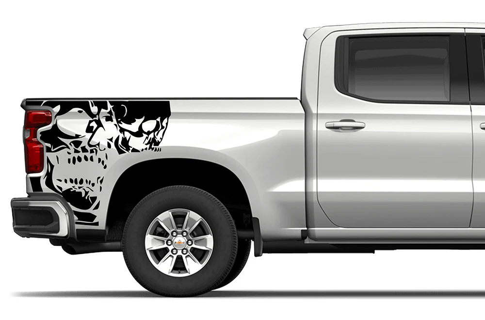 Nightmare Graphics Vinyl Decals Compatible with Chevrolet Silverado 1500