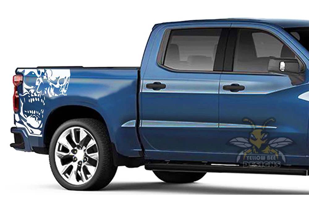 Nightmare Graphics Vinyl Decals Compatible with Chevrolet Silverado 1500 - Image 5