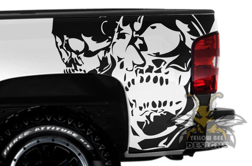 Nightmare Graphics Vinyl Decals Compatible with Chevrolet Silverado 1500 - Image 6