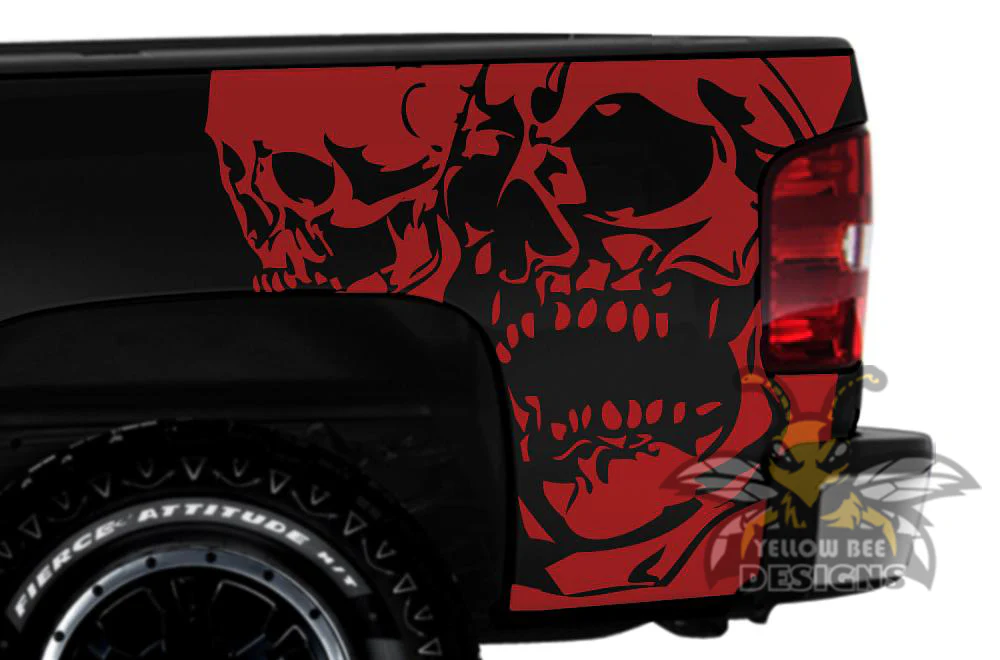 Nightmare Graphics Vinyl Decals Compatible with Chevrolet Silverado 1500 - Image 7