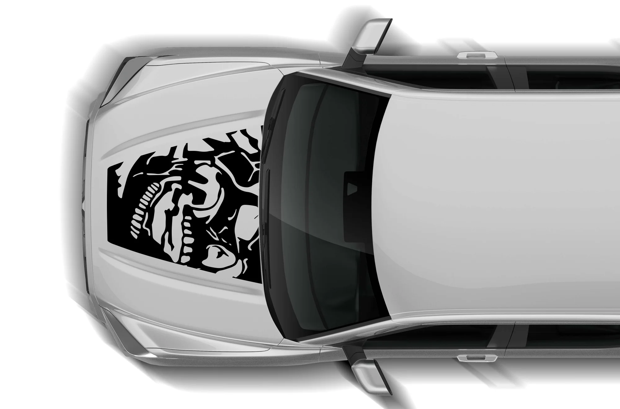 Nightmare Hood Graphics Decals Compatible with Toyota Tundra 3rd Gen