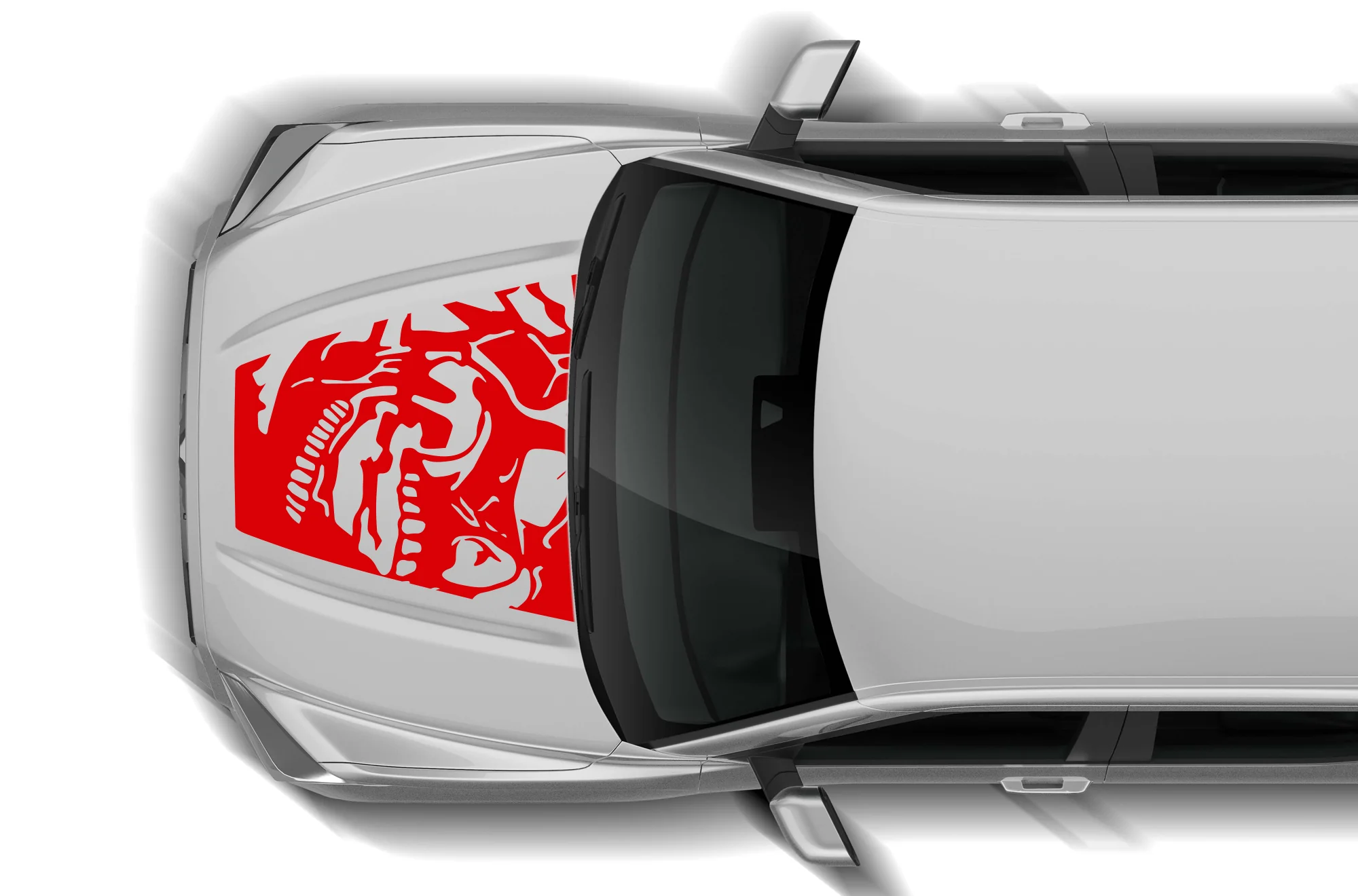 Nightmare Hood Graphics Decals Compatible with Toyota Tundra 3rd Gen - Image 2