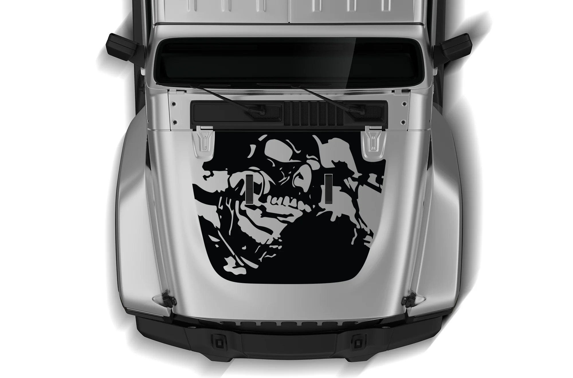Nightmare Hood Graphics Decals Vinyl Compatible with Jeep JT Gladiator