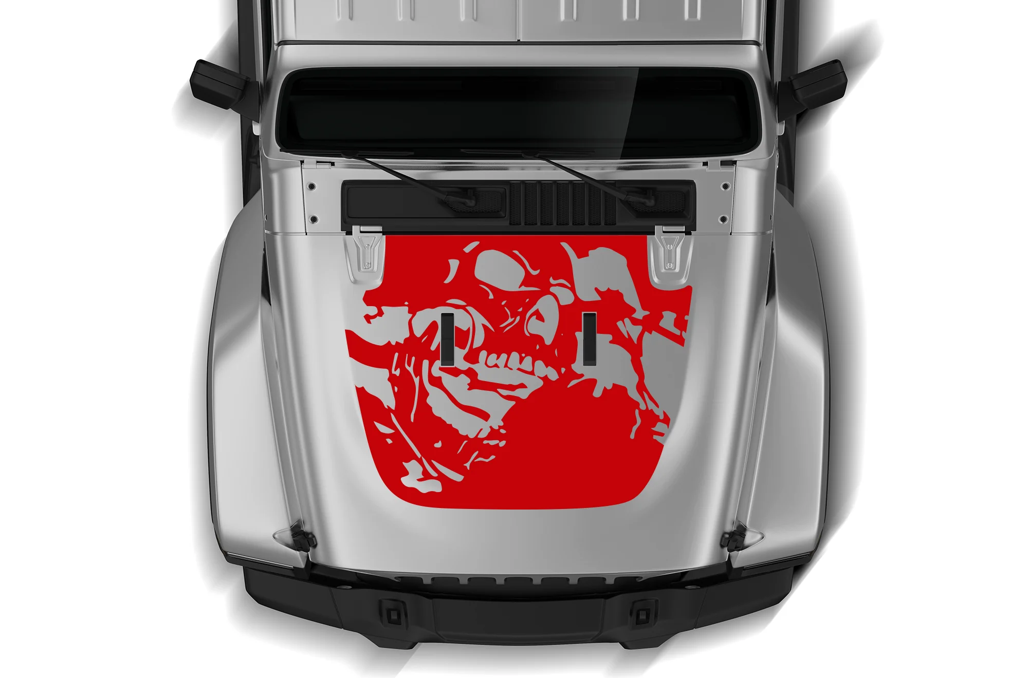Nightmare Hood Graphics Decals Vinyl Compatible with Jeep JT Gladiator - Image 2