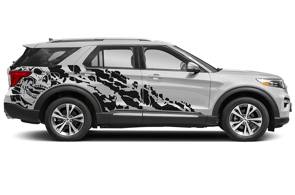 Nightmare Side Door Graphics Vinyl Decals Compatible with Ford Explorer