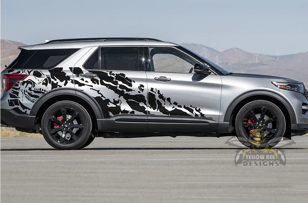 Nightmare Side Door Graphics Vinyl Decals Compatible with Ford Explorer - Image 4