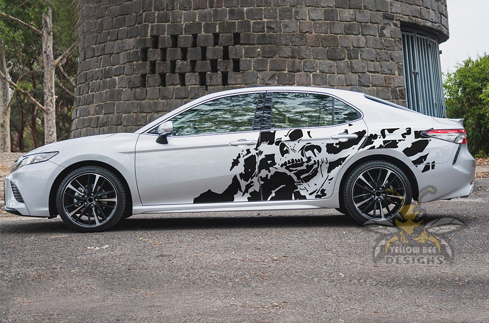 Nightmare Side Graphics Vinyl Compatible decals for Toyota Camry - Image 2