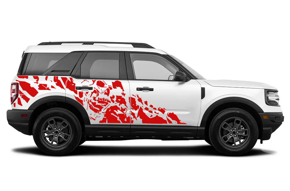 Nightmare Side Graphics Vinyl Decals Compatible with Ford Bronco Sport - Image 3