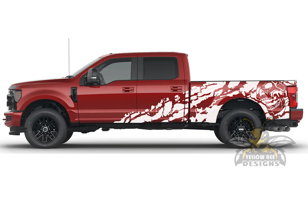 Nightmare Side Graphics Vinyl Decals Compatible with Ford F250 - Image 2