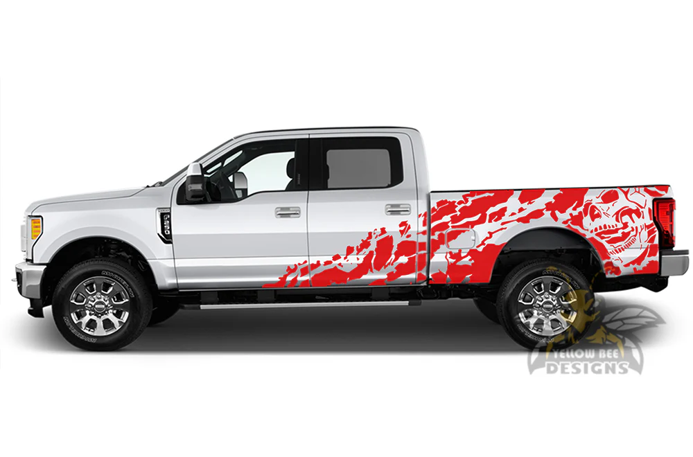 Nightmare Side Graphics Vinyl Decals Compatible with Ford F250 - Image 3