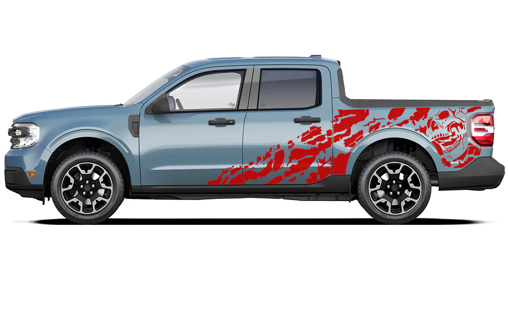 Nightmare Side Graphics Vinyl Decals Compatible with Ford Maverick - Image 3
