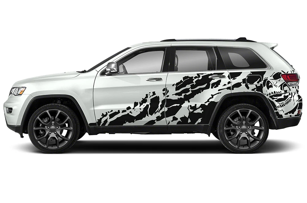 Nightmare Side Graphics Vinyl Decals Compatible with Grand Cherokee