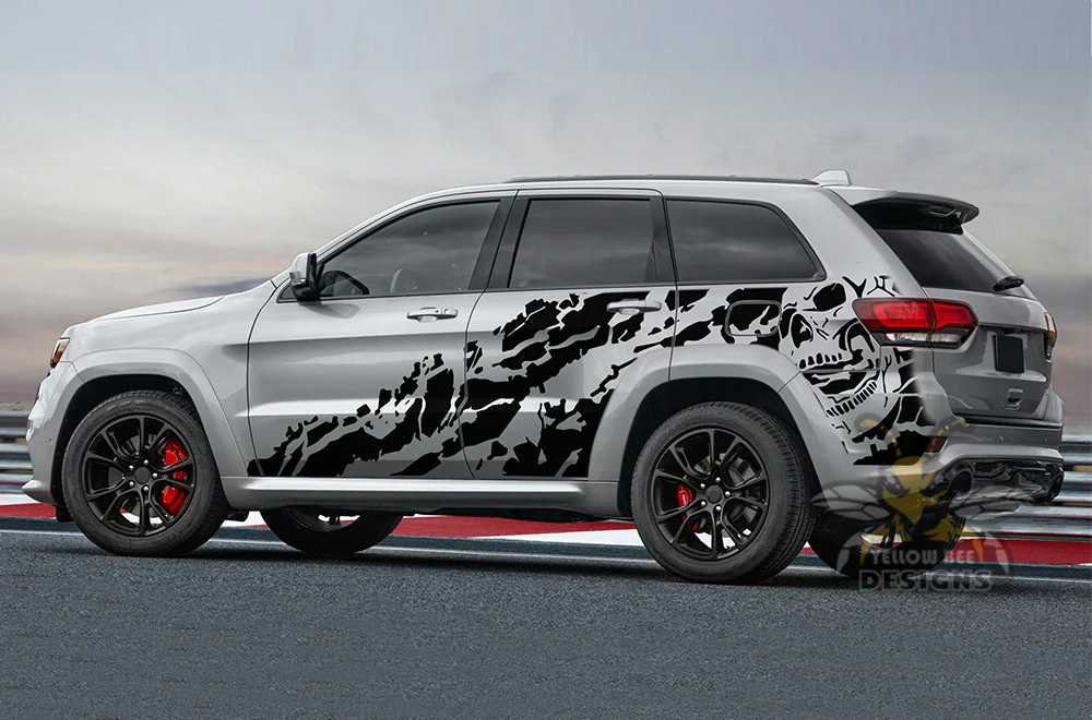 Nightmare Side Graphics Vinyl Decals Compatible with Grand Cherokee - Image 4