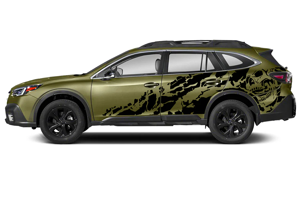 Nightmare Side Graphics Vinyl Decals Compatible with Subaru Outback