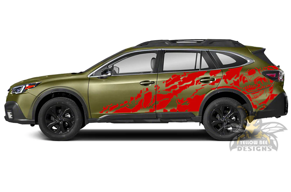 Nightmare Side Graphics Vinyl Decals Compatible with Subaru Outback - Image 2