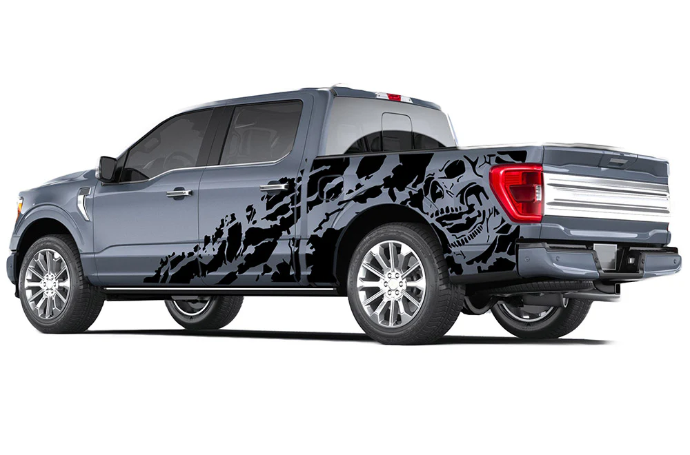 Nightmare Sticker Graphics Vinyl Decals Compatible with Ford F150 Super Crew Cab 5.5'' - Image 3