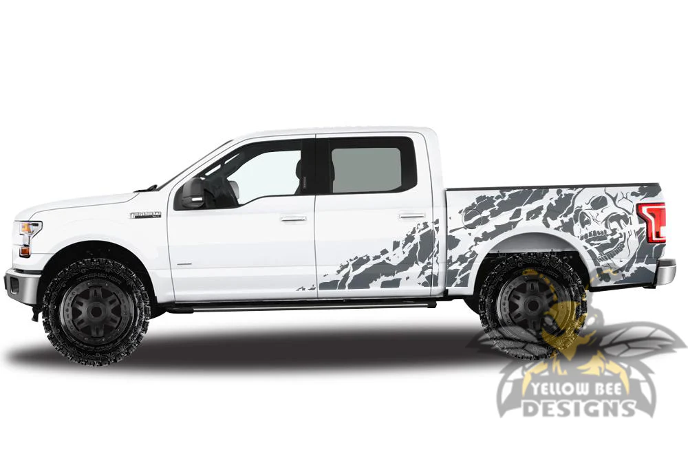 Nightmare Sticker Graphics Vinyl Decals Compatible with Ford F150 Super Crew Cab 5.5'' - Image 5