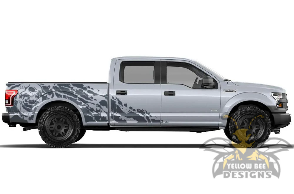 Nightmare Sticker Graphics Vinyl Decals Compatible with Ford F150 Super Crew Cab 6.5'' - Image 3
