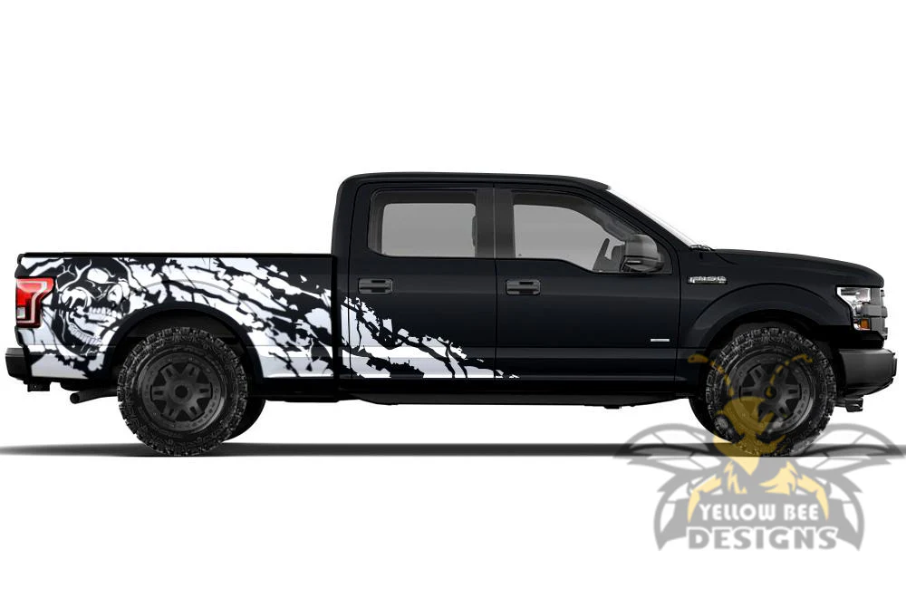 Nightmare Sticker Graphics Vinyl Decals Compatible with Ford F150 Super Crew Cab 6.5'' - Image 5