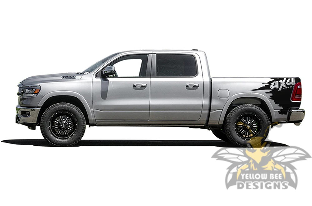 Off Road Graphics Kit Vinyl Decal Compatible with Dodge Ram Crew Cab 1500 - Image 6