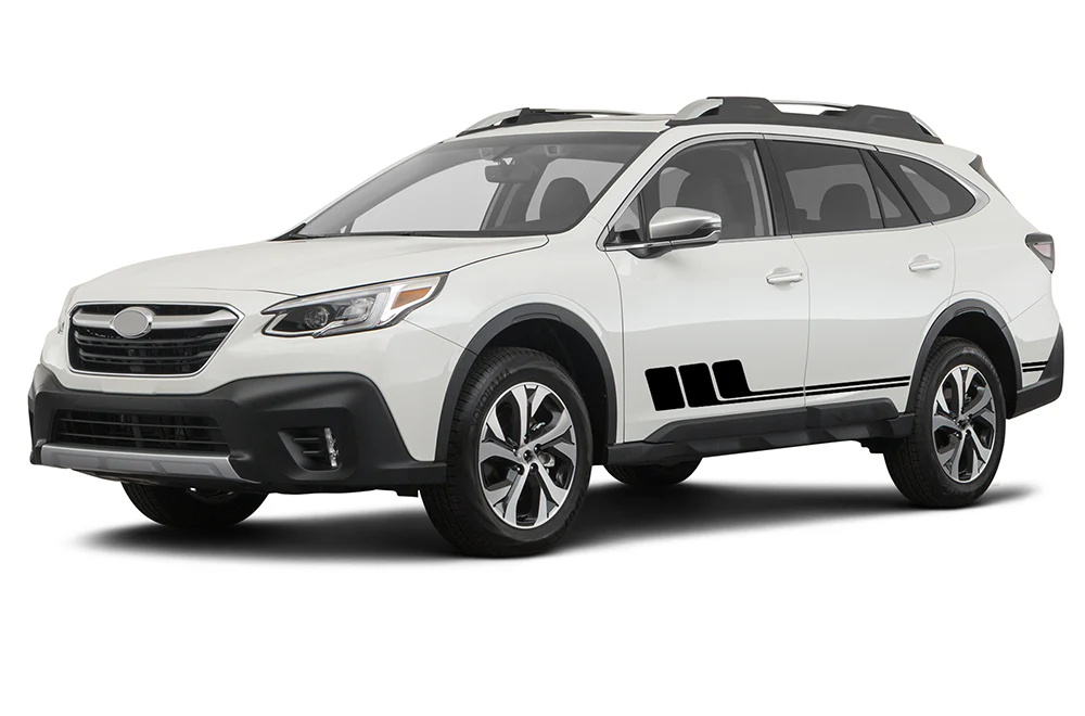 Old School Side Stripes Graphics Vinyl Decals Compatible with Subaru Outback