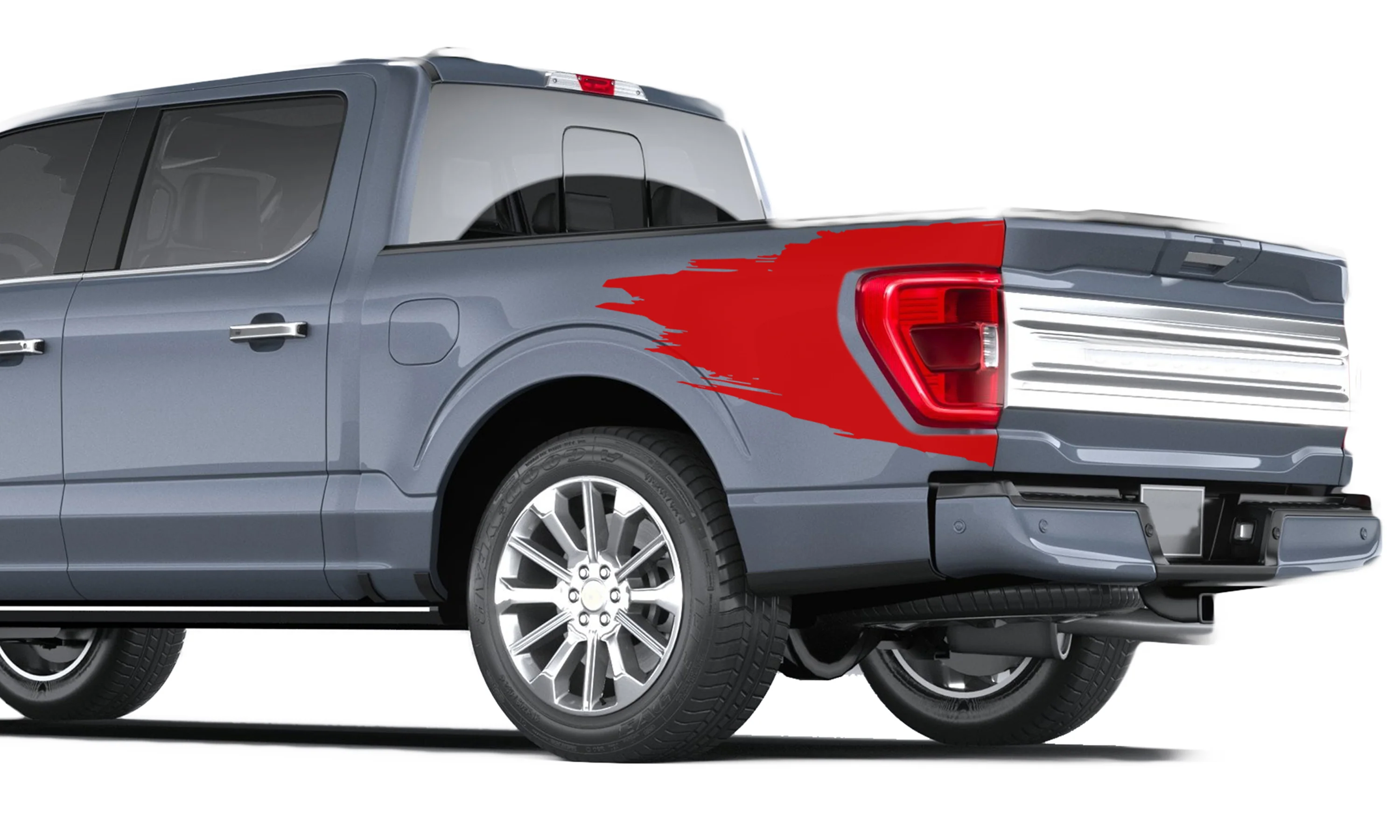 Paint Splatter Bed Graphics Vinyl Decals Compatible with Ford F150 - Image 2